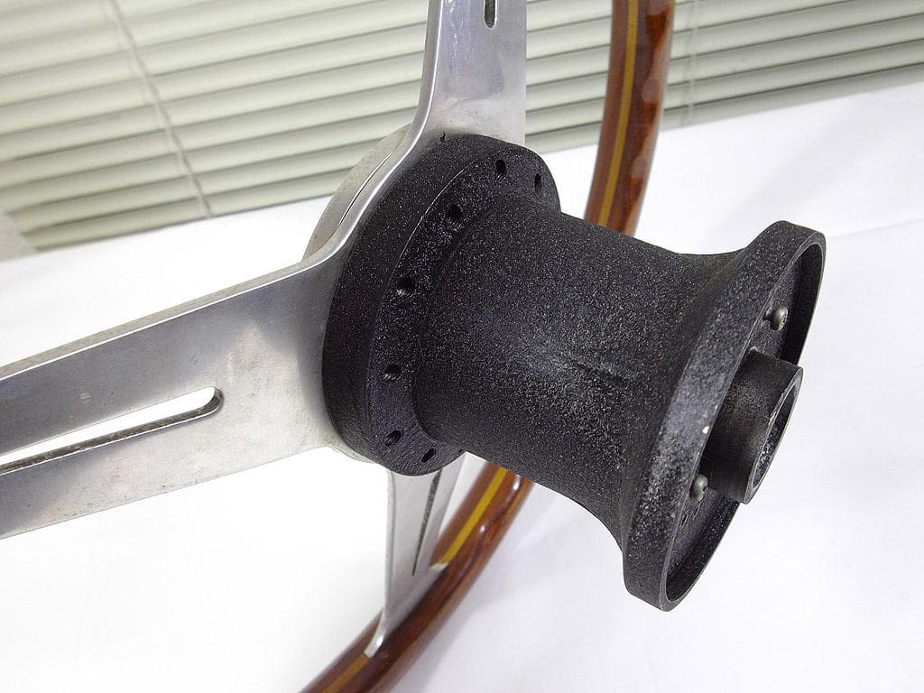 当時物！NARDI ナルディ クラッシック ウッドステアリング・ハンドル 365