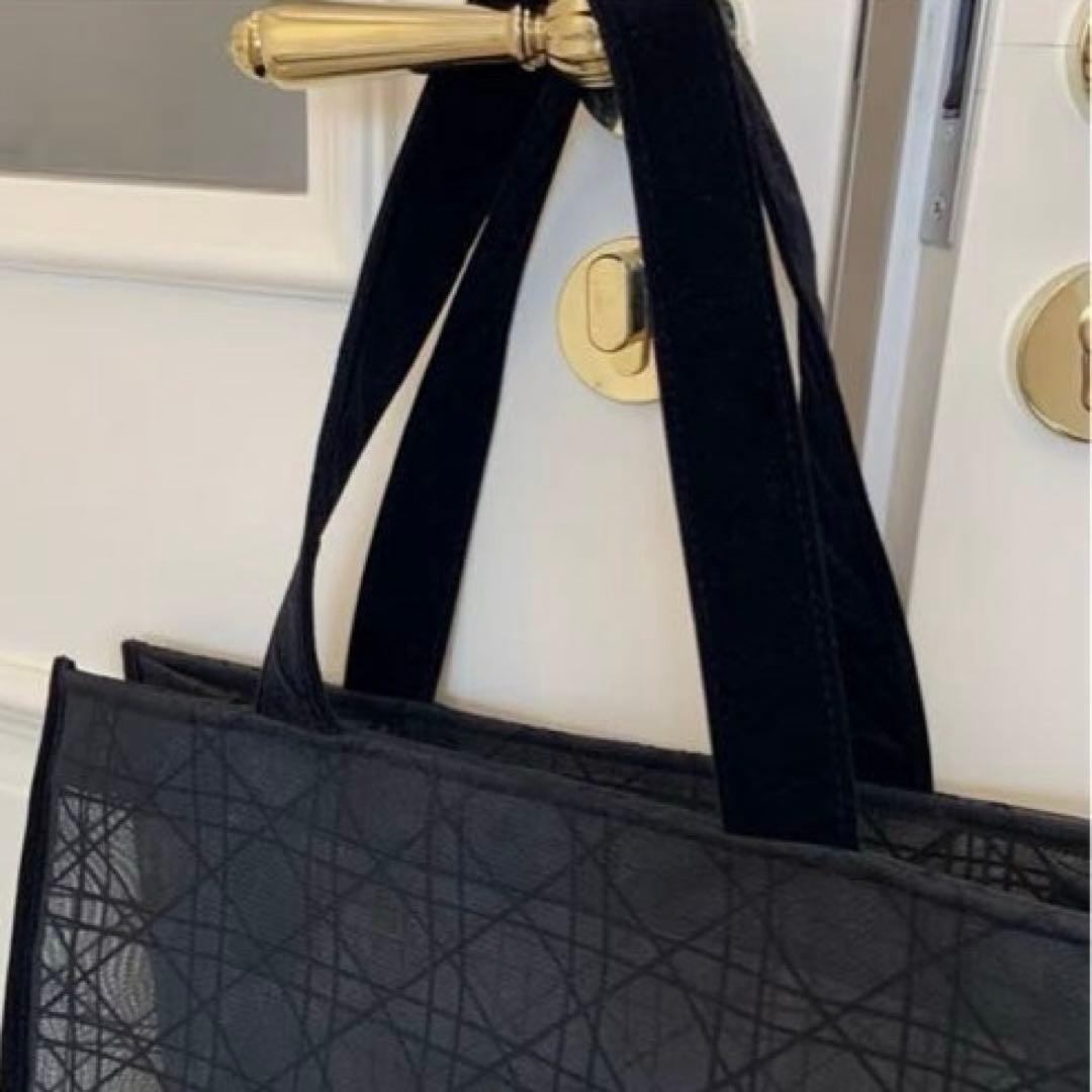 ディオール トートバッグ ノベルティ メッシュ ブラック 黒 限定品 DIOR