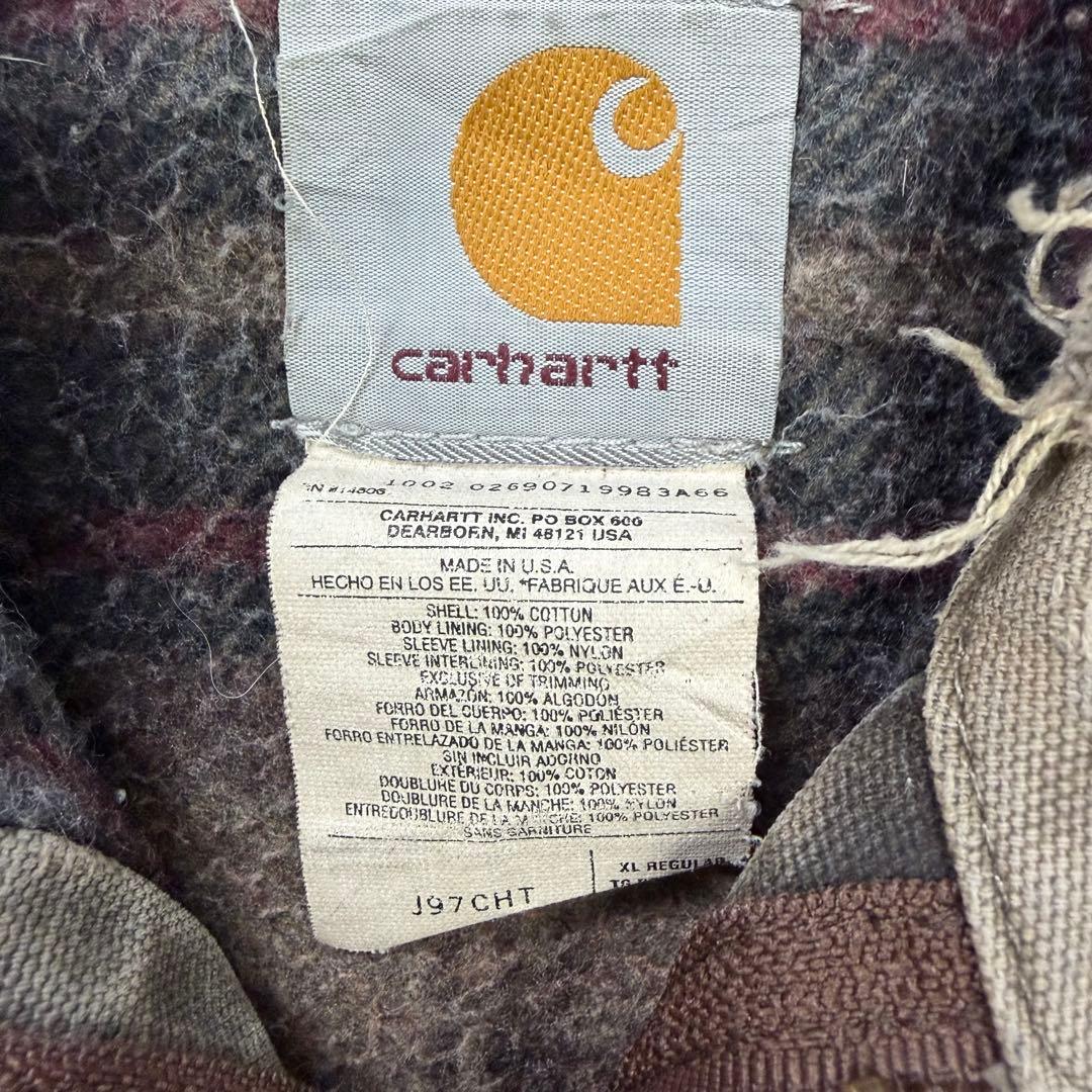 【最終世代】02s J97 USA製カーハート 鬼フェード デトロイトジャケット