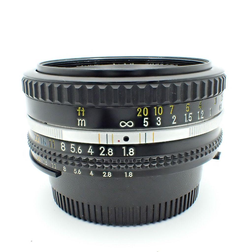 【動作確認済】Nikon Ai-s 50mm f1.8 パンケーキ 純正付属品付