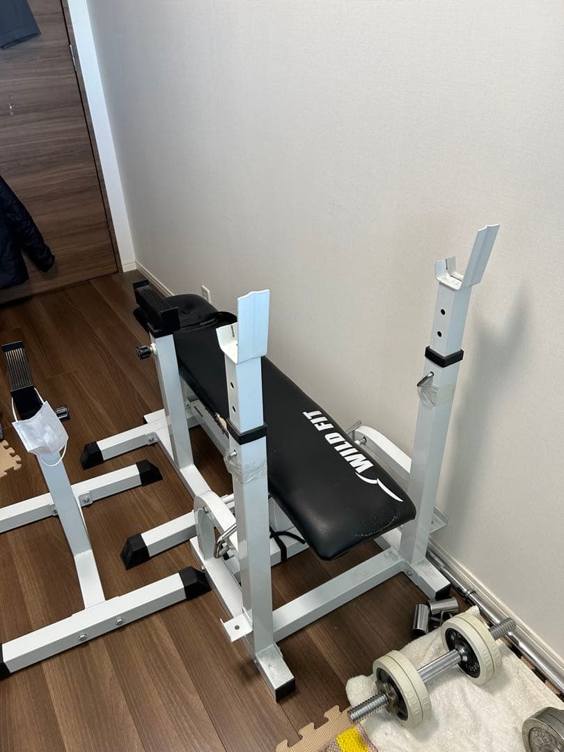 （yoさん専用）WILD FIT ベンチプレス　ウェイト付き