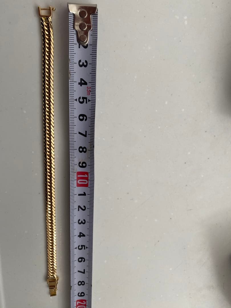 K18 喜平8面トリプルブレスレット20.2g造幣局マーク刻印入