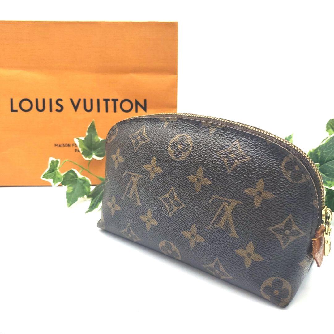 LOUIS VUITTON モノグラム コスメティック ポーチ ポシェット 美品