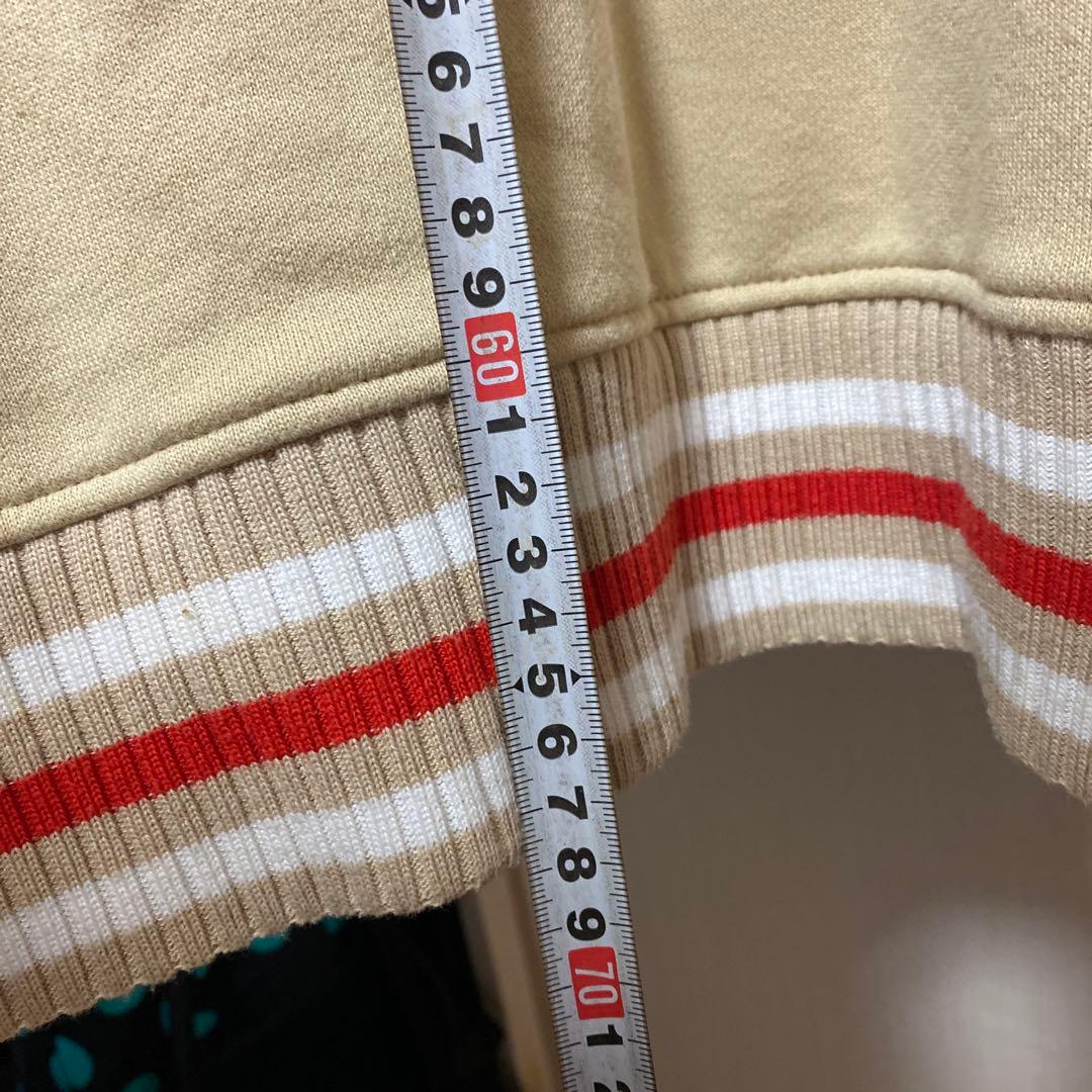 CUNE スタジャン サイズ2 ベージュ/赤