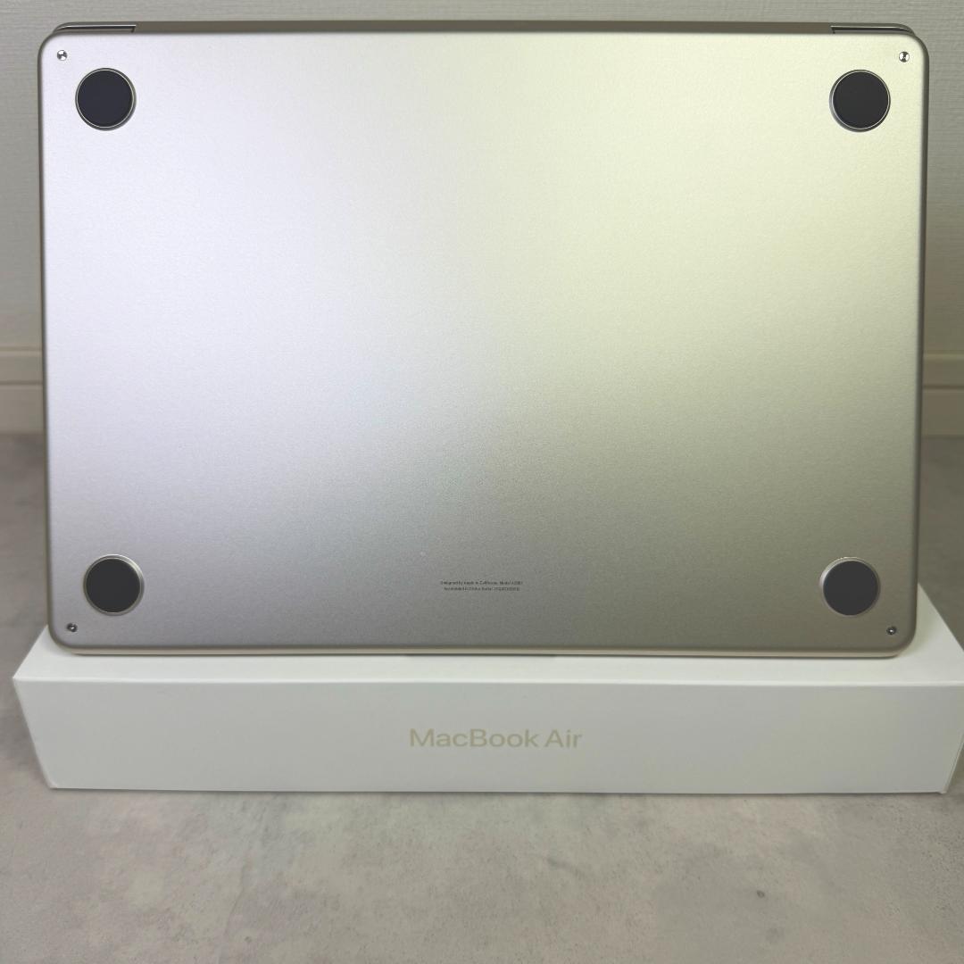 【美品】MacBookAir 13in M2 256GB AppleCare付