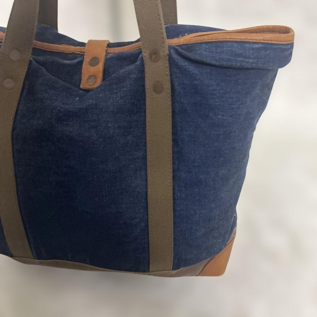 WARE HOUSE ウエアハウス　デニムトートバッグ　肩掛け　A4