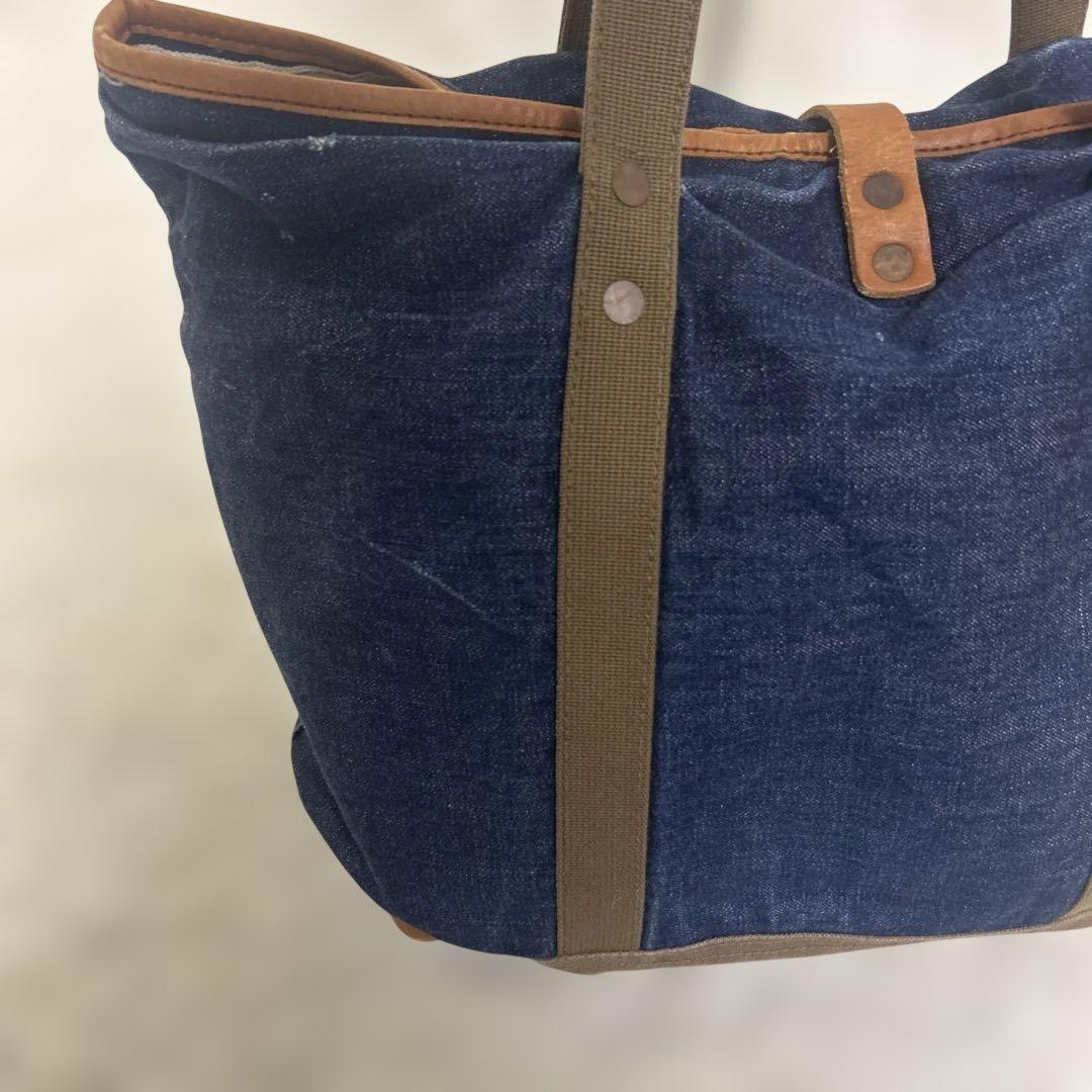 WARE HOUSE ウエアハウス　デニムトートバッグ　肩掛け　A4