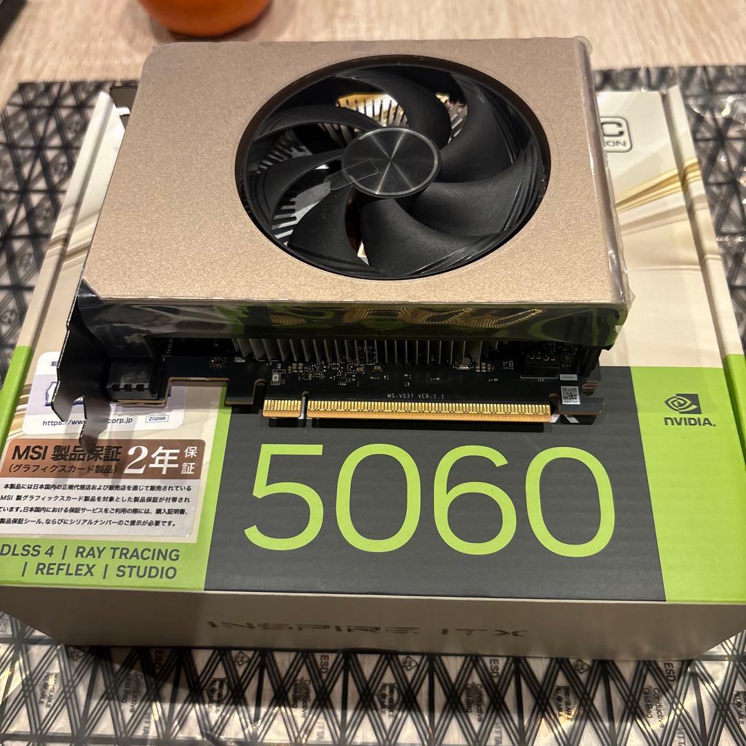 グラフィックボード・グラボ・ビデオカード MSI GEFORCE RTX 5060 8GB INSPIRE ITX