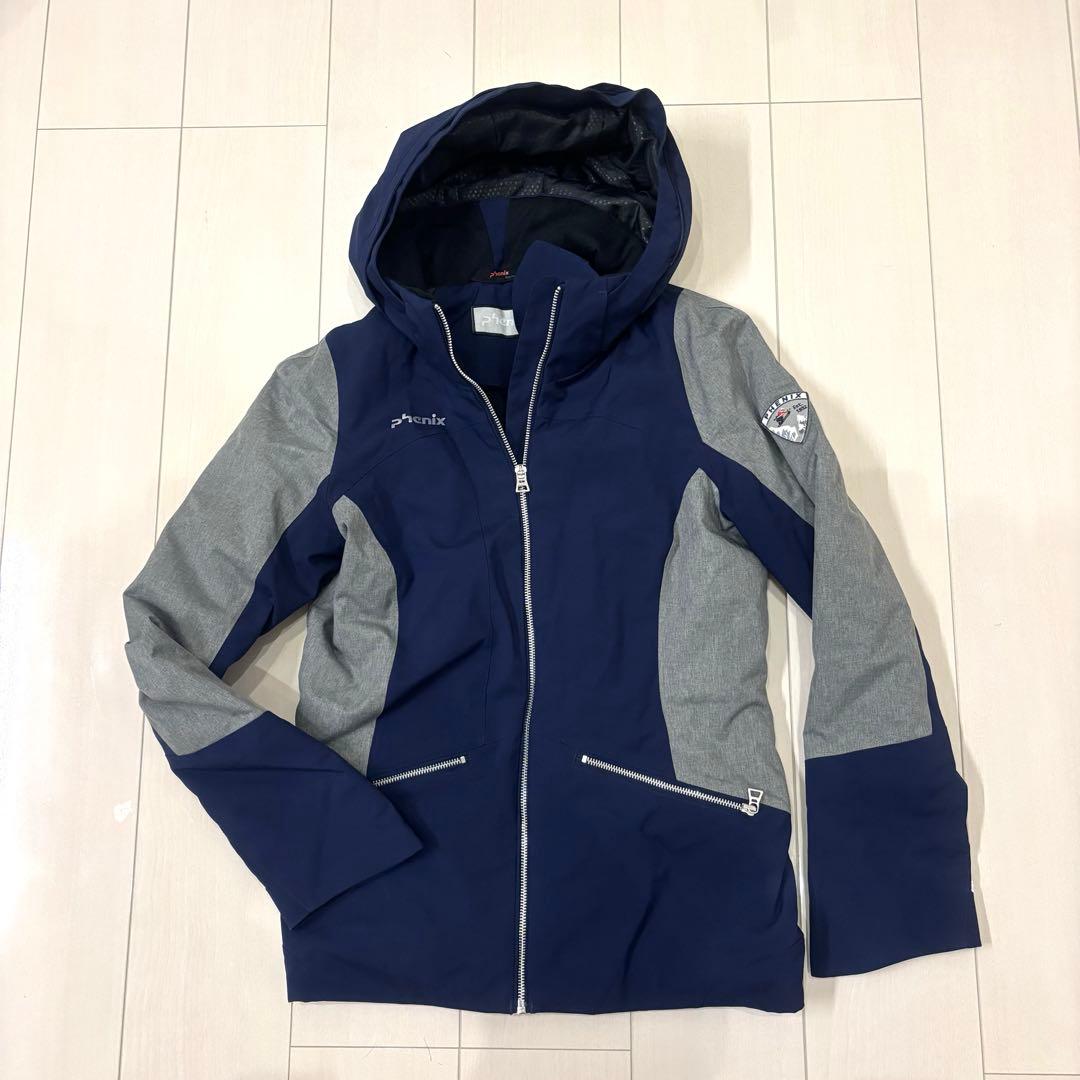 フェニックス レディーススキーウェア上下 ネイビー✖️グレー