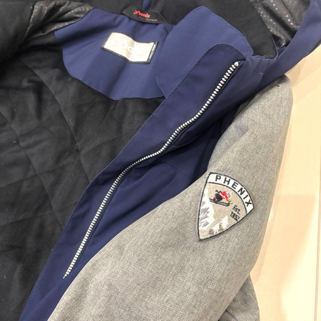 フェニックス レディーススキーウェア上下 ネイビー✖️グレー