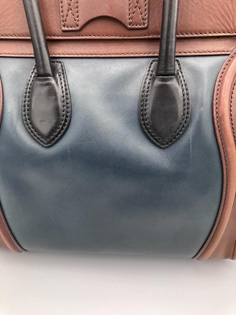 CELINE セリーヌ ラゲージ ミニ ショッパー ハンドバッグ レザー