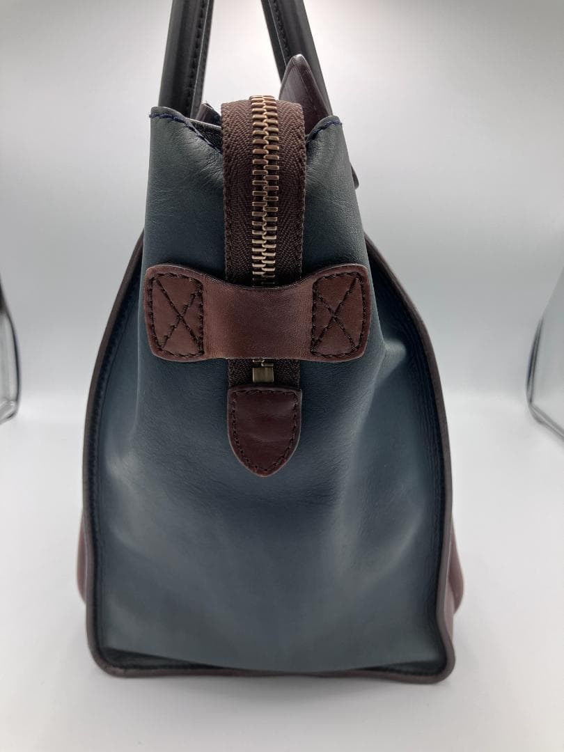 CELINE セリーヌ ラゲージ ミニ ショッパー ハンドバッグ レザー