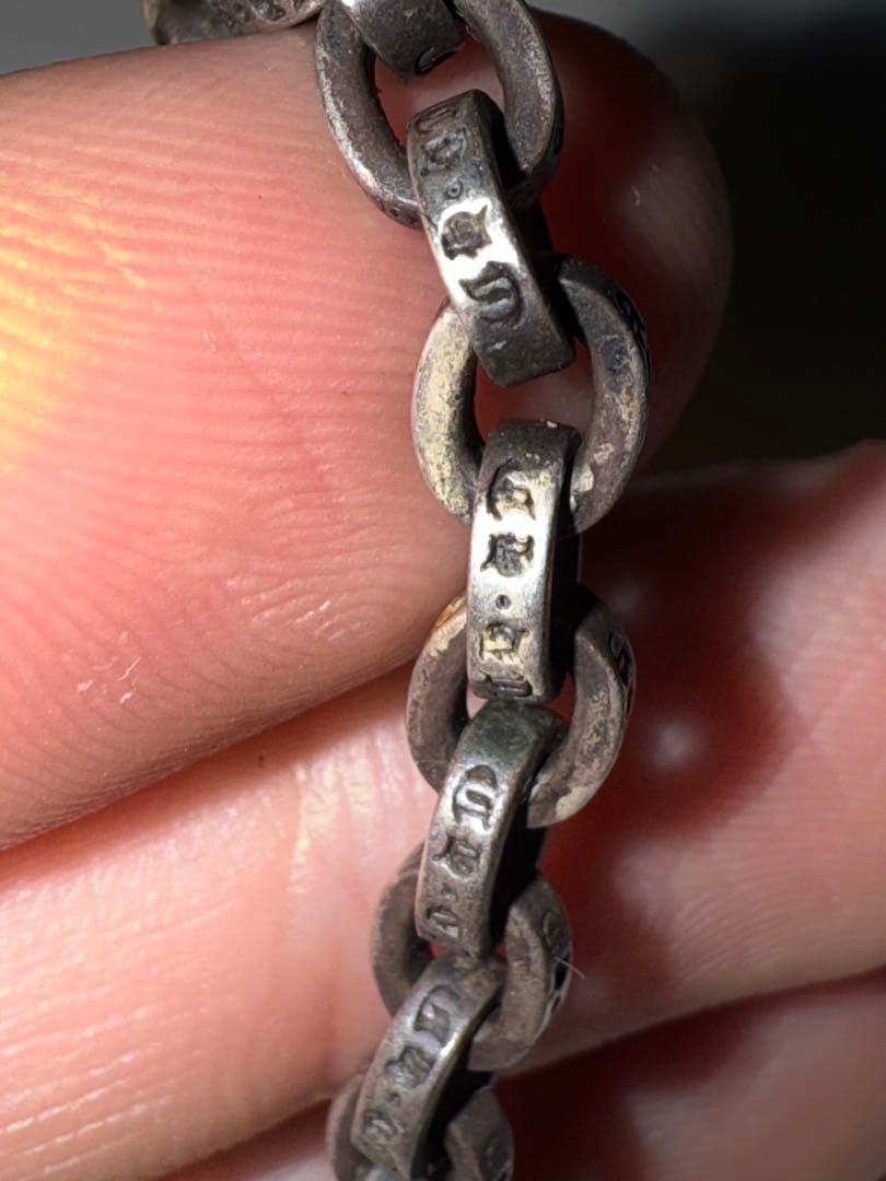 Chrome Hearts スモールクロスwithベイル&ペーパーチェーン16