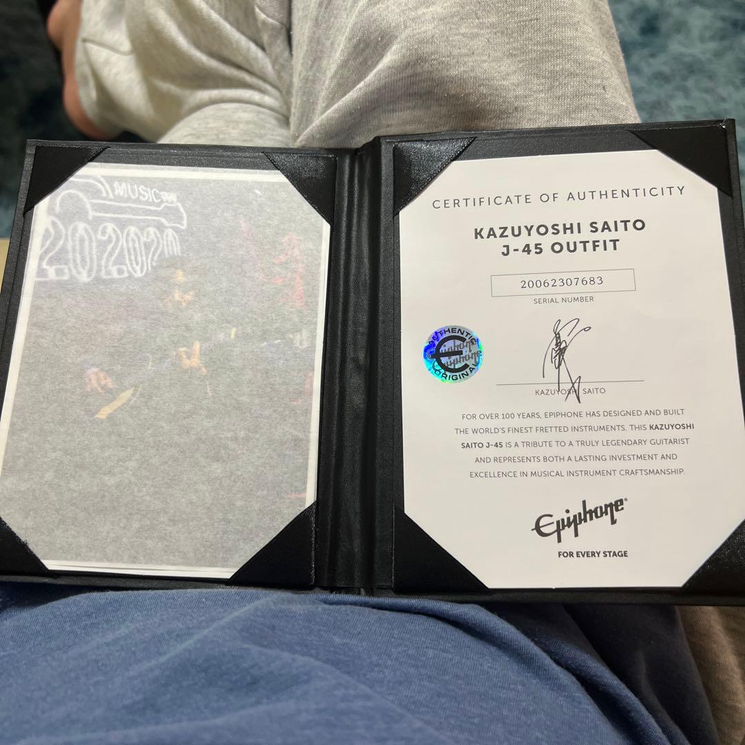 ギター Epiphone Kazuyoshi Saito J-45