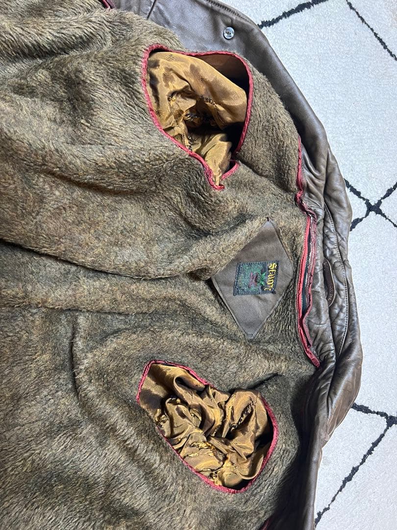 schott 60s 40 レザーコート カーコート ビンテージ ライダース