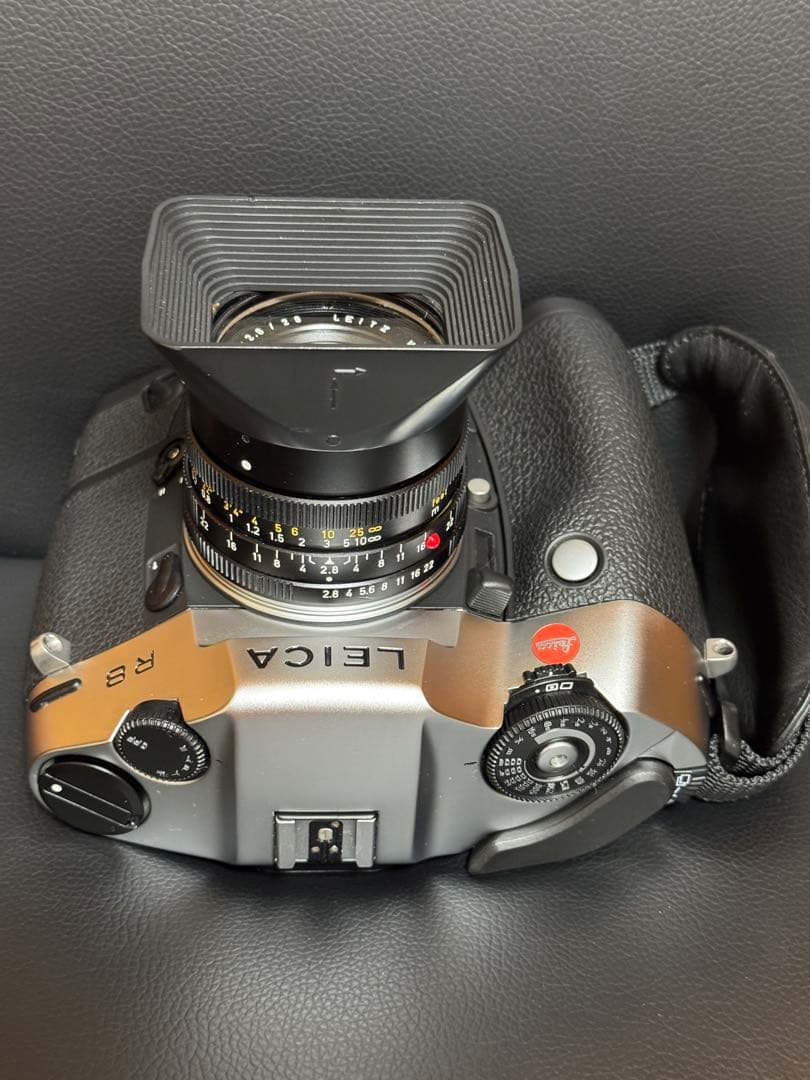 新同　美品！LEICA R8カメラ +MD-R8+エルマリート28mm+フィルム