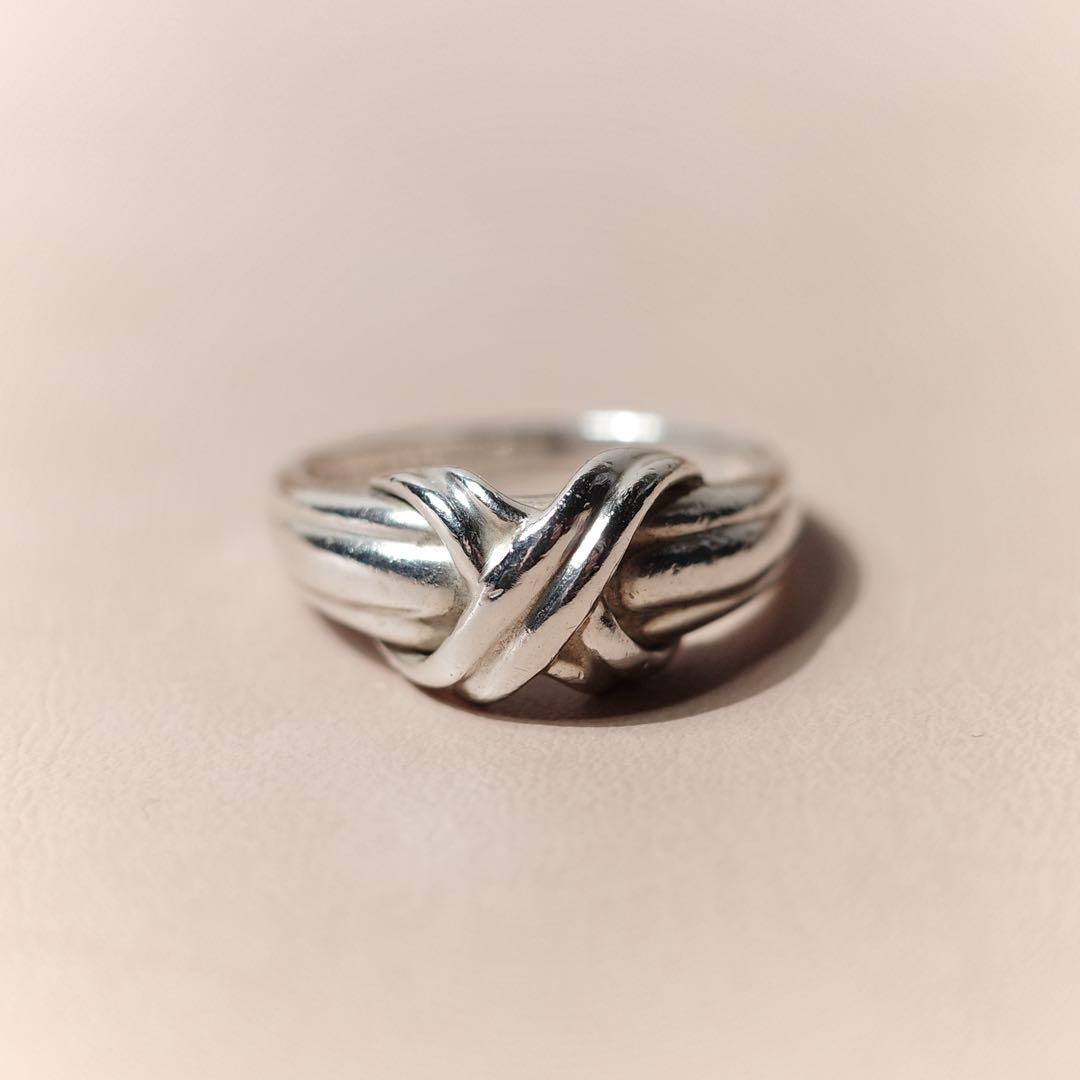 ② OLD \"TIFFANY&CO.\" SIGNATURE リング シルバー