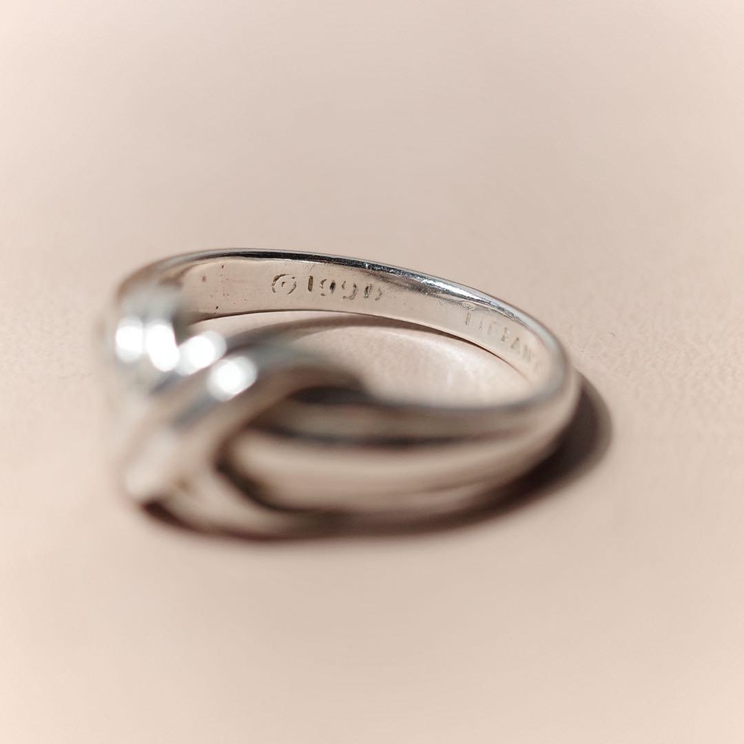② OLD \"TIFFANY&CO.\" SIGNATURE リング シルバー