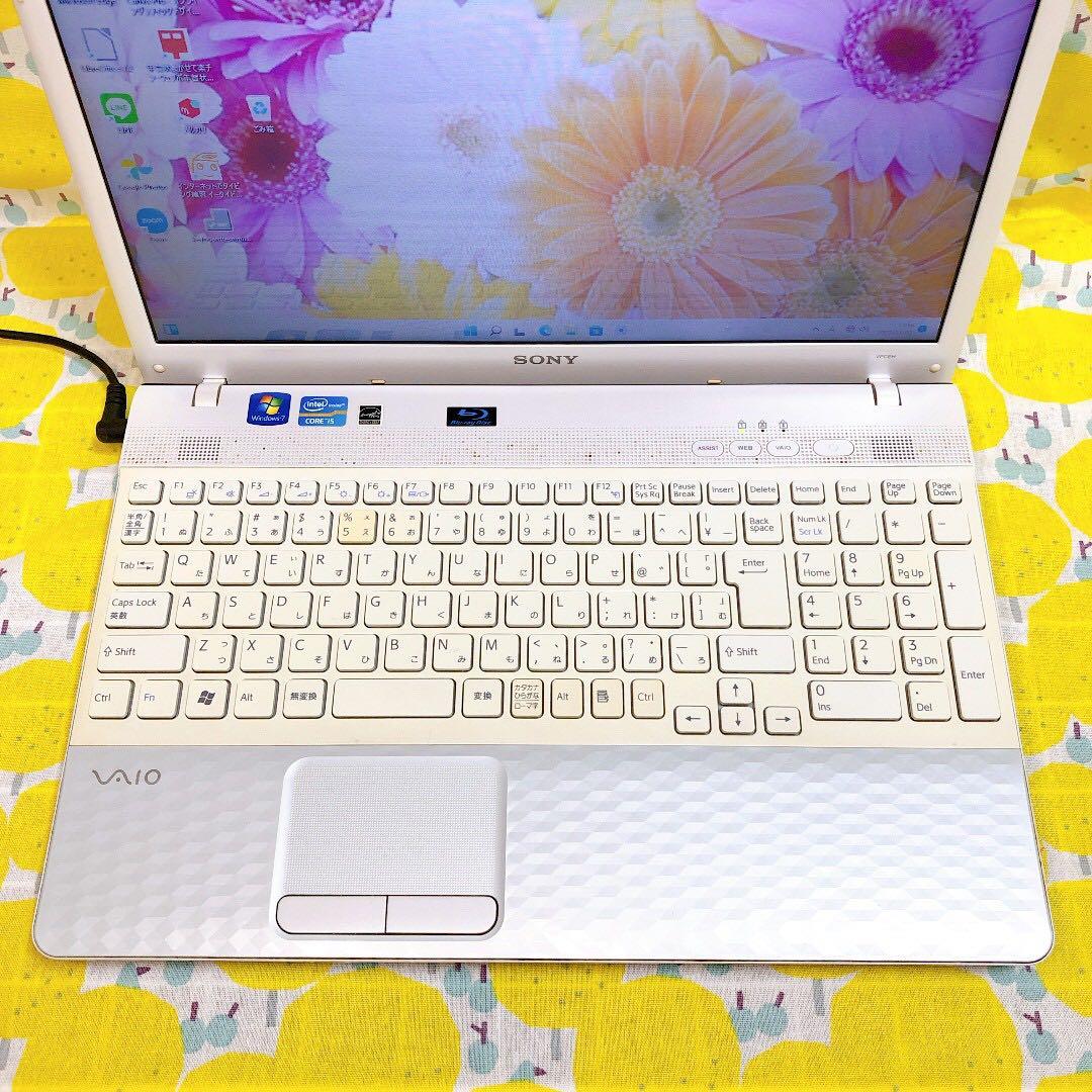 *51❤️SONYの定番人気ノートPC❤️すぐに使えて簡単♪VAIO✨カメラ付き