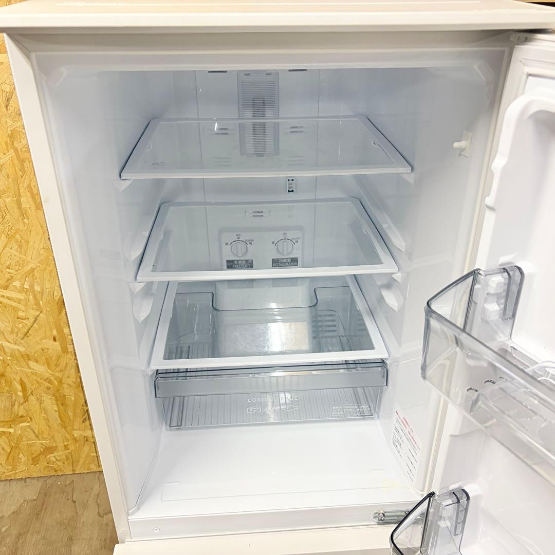三菱電機 冷凍冷蔵庫 MR-P15K-W 2025年製 マットホワイト 146L