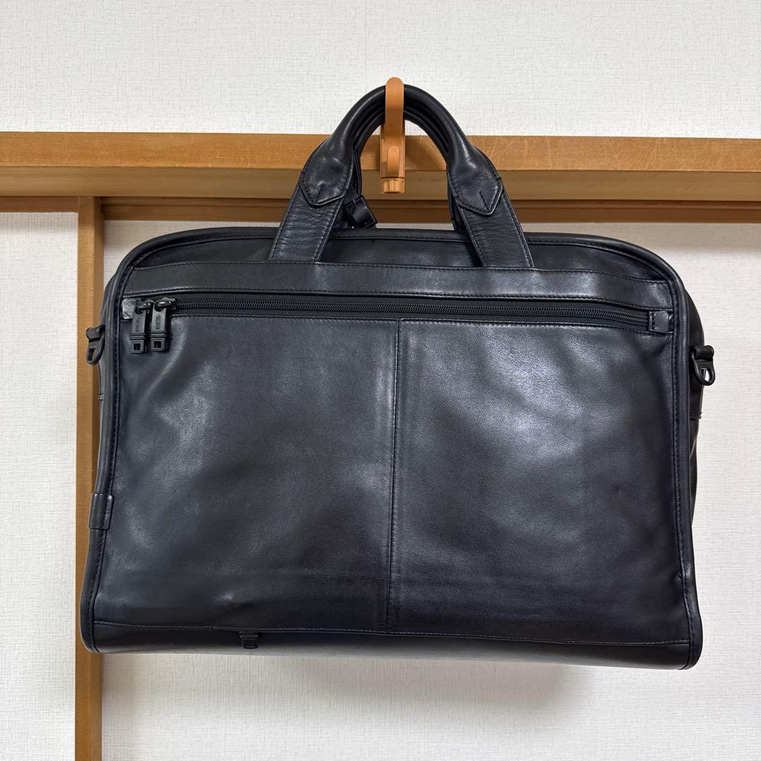 TUMI 2WAY 96114DHオールレザー ビジネスショルダートートバッグ