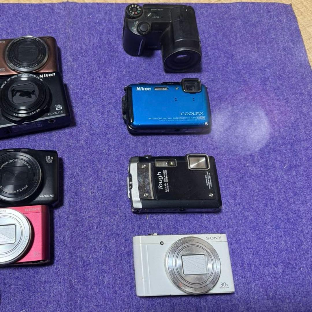 デジカメ12台ジャンク品です。