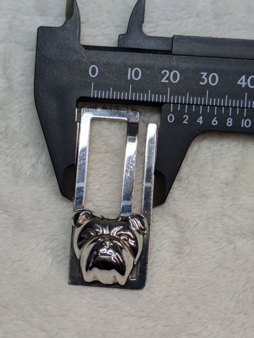 ダンヒル　マネークリップ　シルバー925　ブルドッグ　銀製　ライター