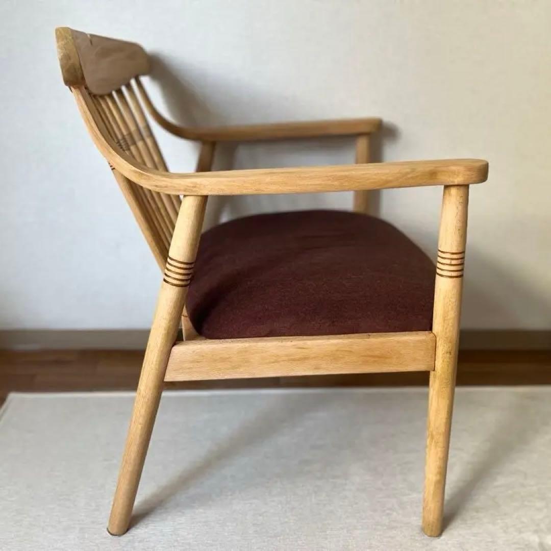 木製チェア/アームチェア/肘かけ/1脚/椅子