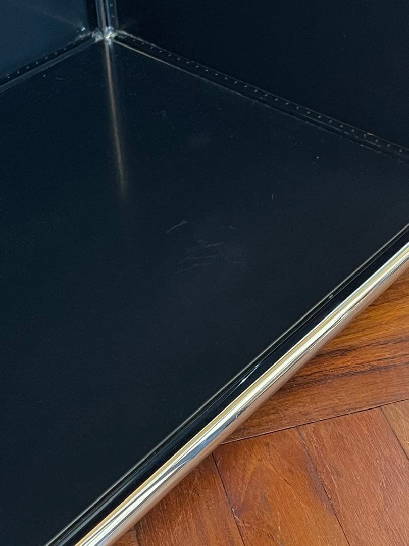 USM ハラー システム 2列 2段 キャビネット レコードラック ブラック