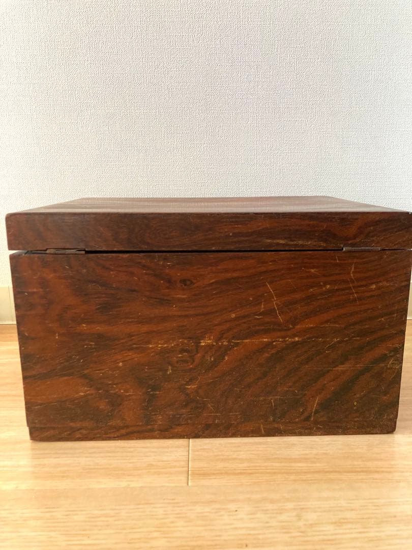 ローズウッド　小引出し　古道具　レトロ家具　チェスト　ソーイングボックス