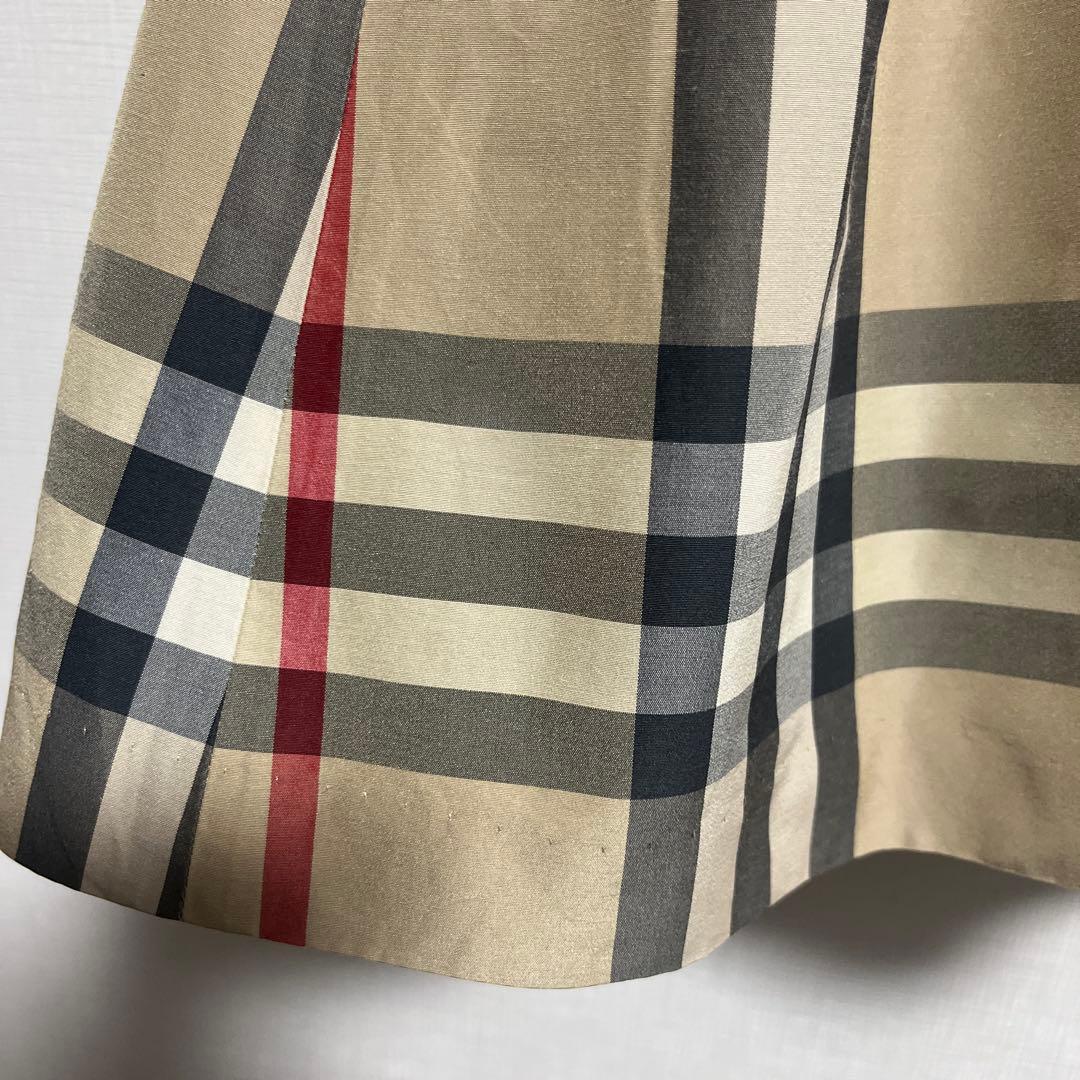 バーバリー ドッキングノバチェックワンピース　チュールスカート　130cm