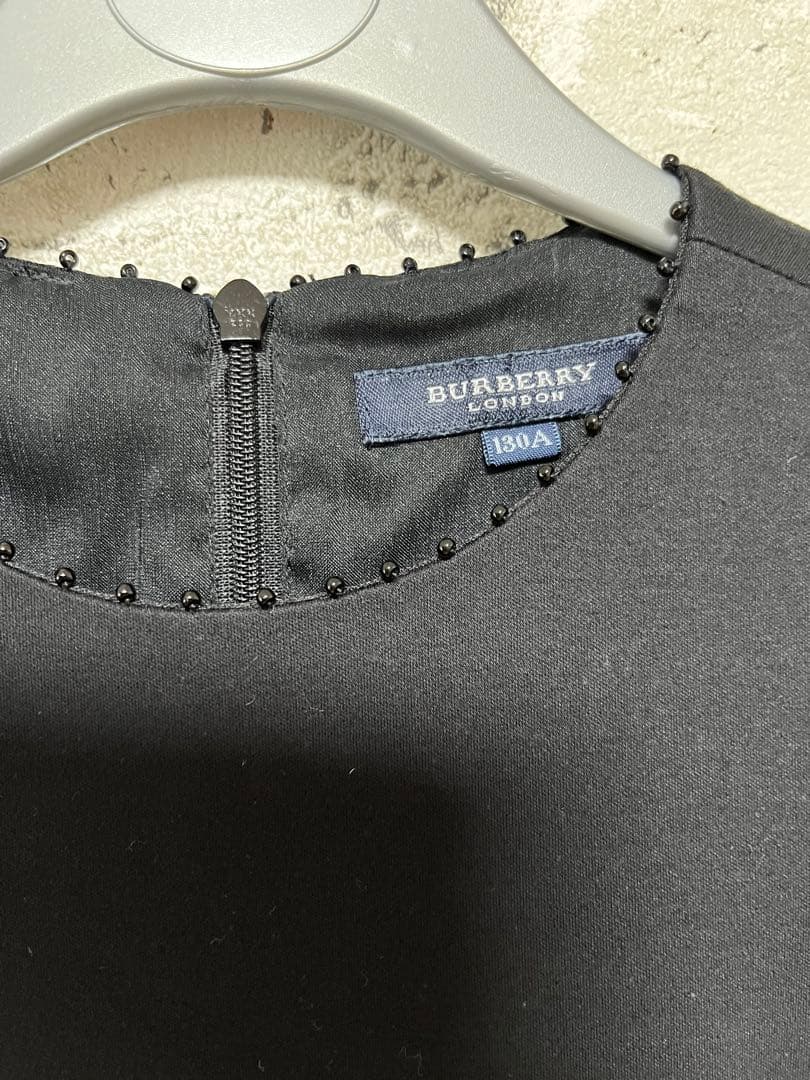 バーバリー ドッキングノバチェックワンピース　チュールスカート　130cm