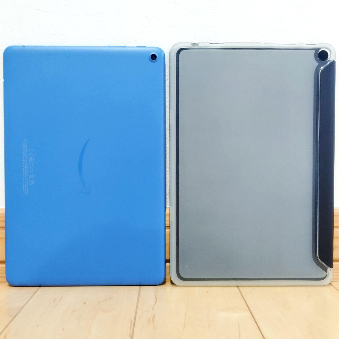 極美品 Fire HD 10 ブルー 最新第13世代 32GB カバー付き