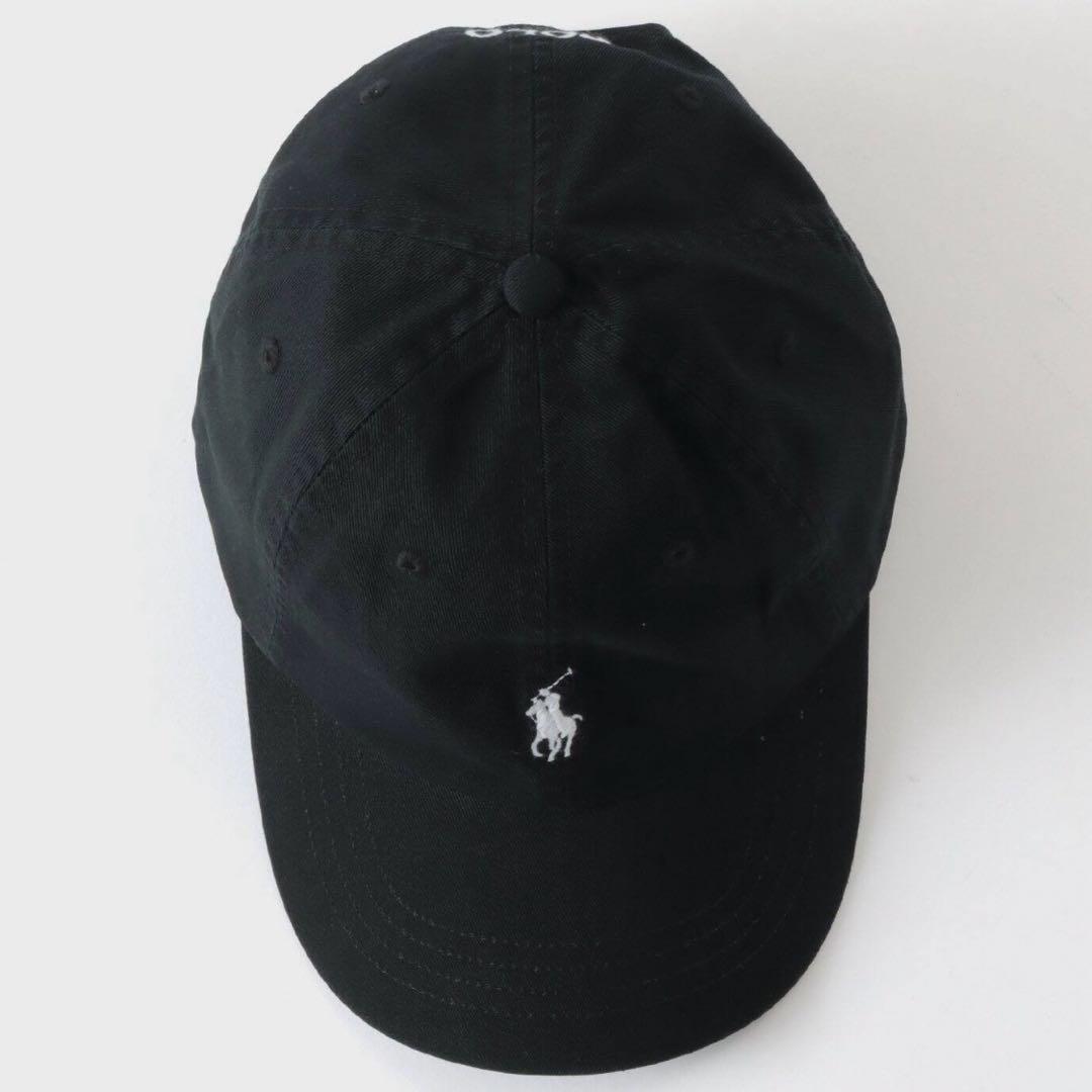 ポロ　ラルフローレン黒 ベースボールキャップ