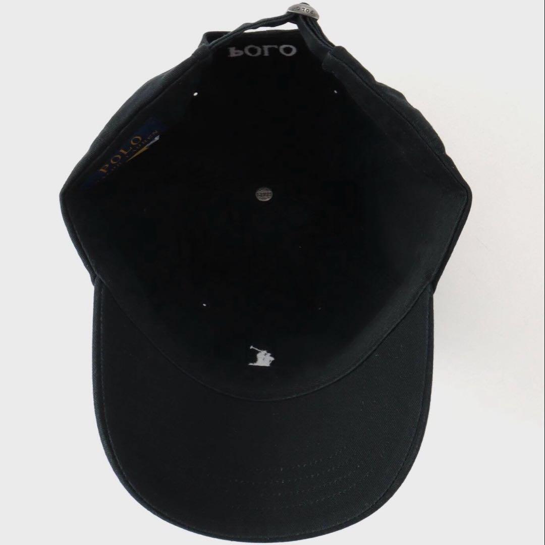 ポロ　ラルフローレン黒 ベースボールキャップ