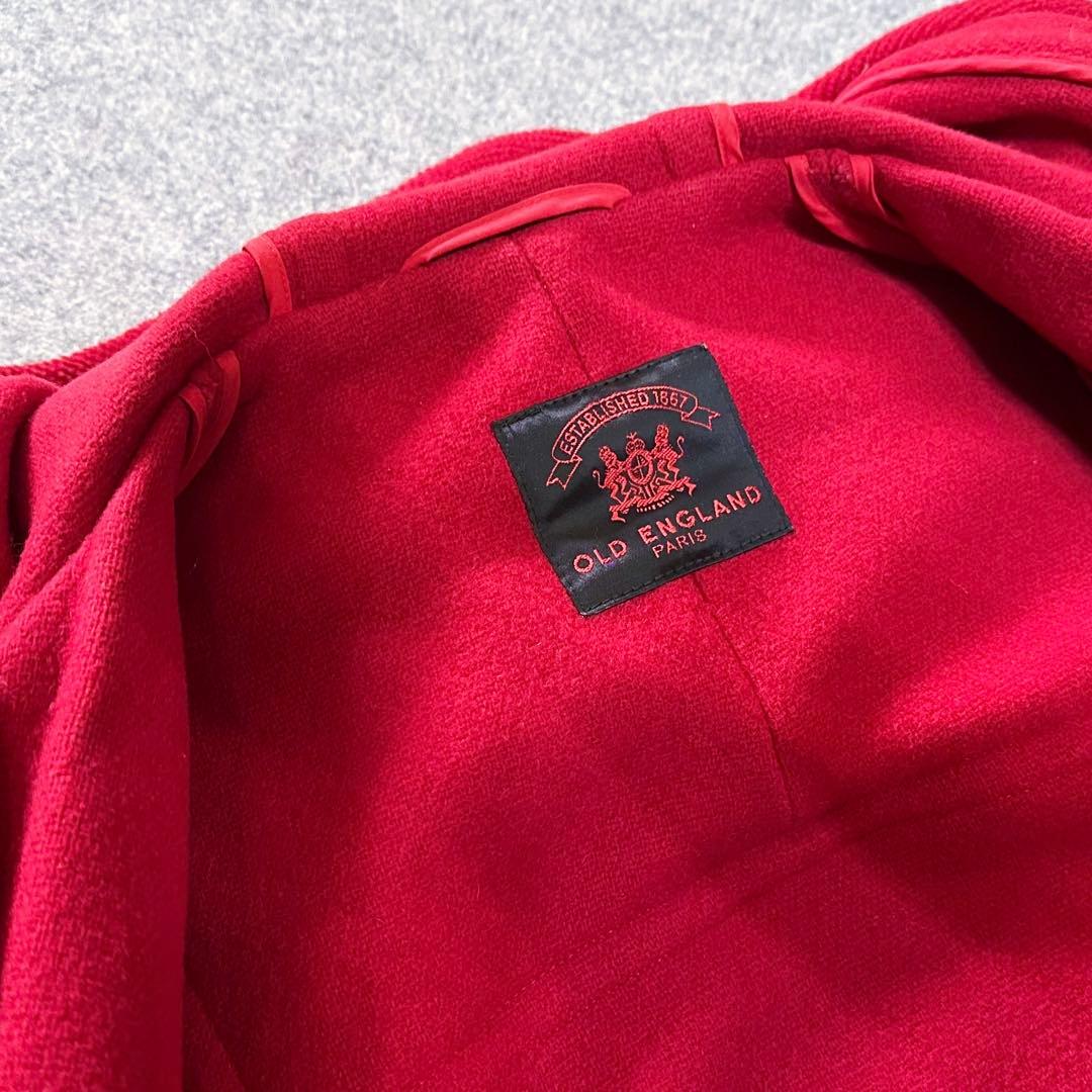 オールドイングランド：希少【ヘリンボーン•ツイード】ダッフルコート／ロング丈