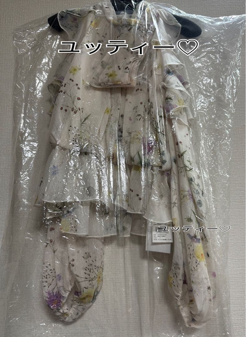 SNIDEL シフォンボリュームブラウス