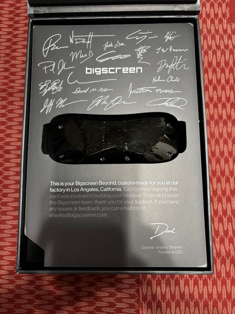 Bigscreen Beyond 本体