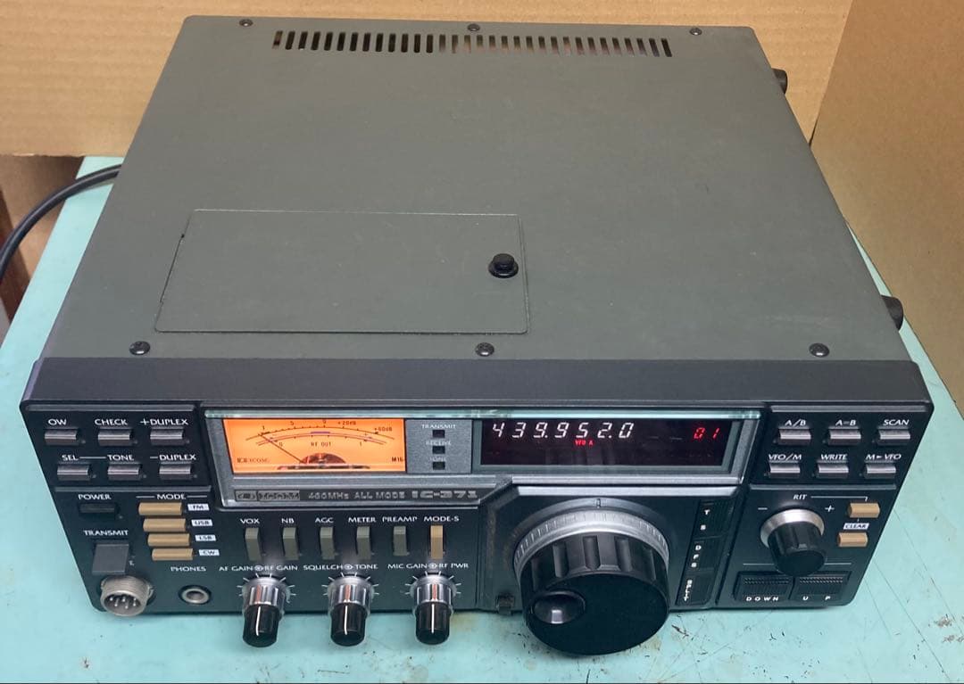 icom IC-３７１　トランシーバー　電源ケーブル付属