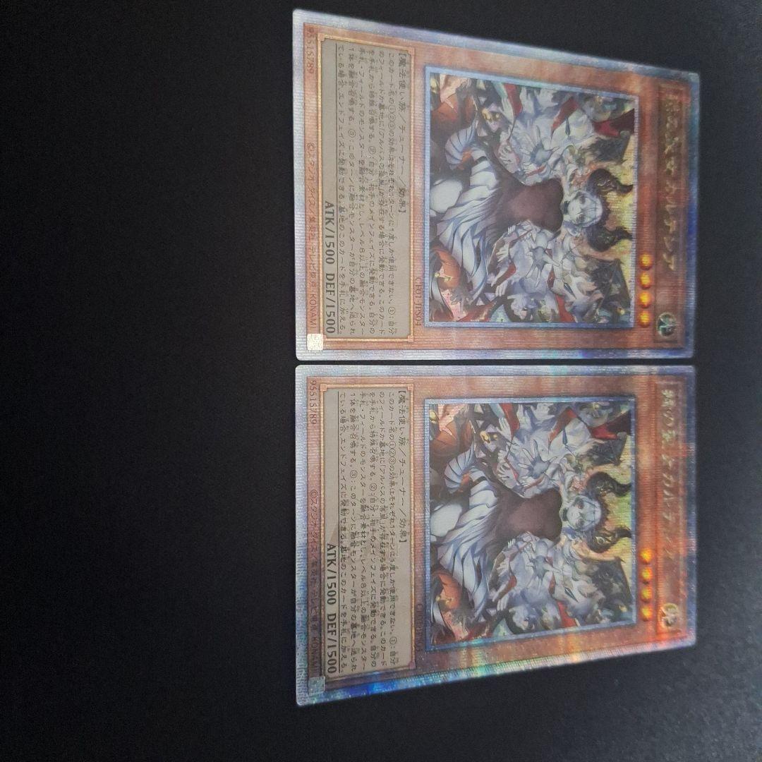 h*o様 遊戯王 赫の聖女カルテシア 絵違い 25th 2枚