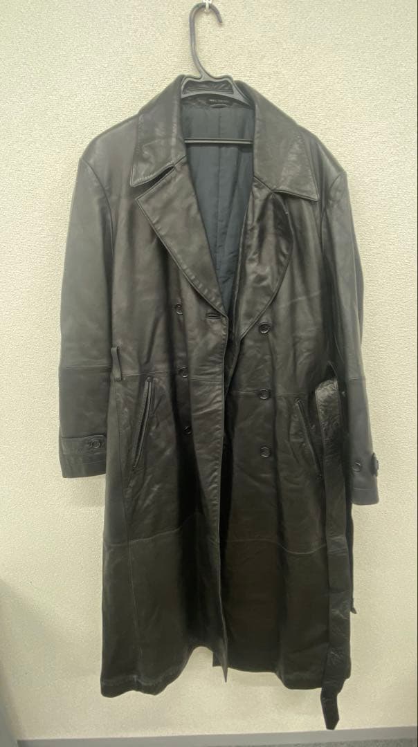 MEN’S TENORAS メンズティノラス レザー トレンチコート Mサイズ