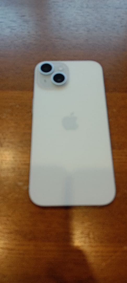 Autumn Apple iPhone 15 本体　ブルー