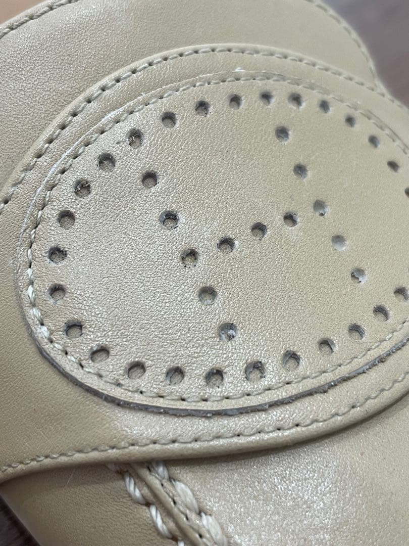 石原タイコ☆HERMES パンプス/36.5/BEG エルメス