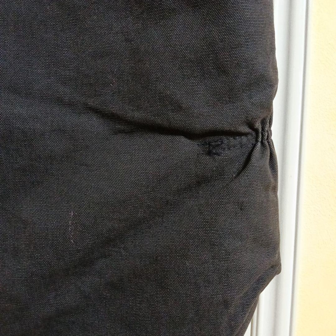 Carhartt USA カーハートダックベスト ブラック3XL　裾ゴム有り