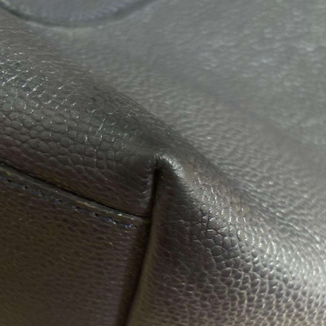 トッズ TOD’S ペーパーバッグ トートバッグ ネイビー