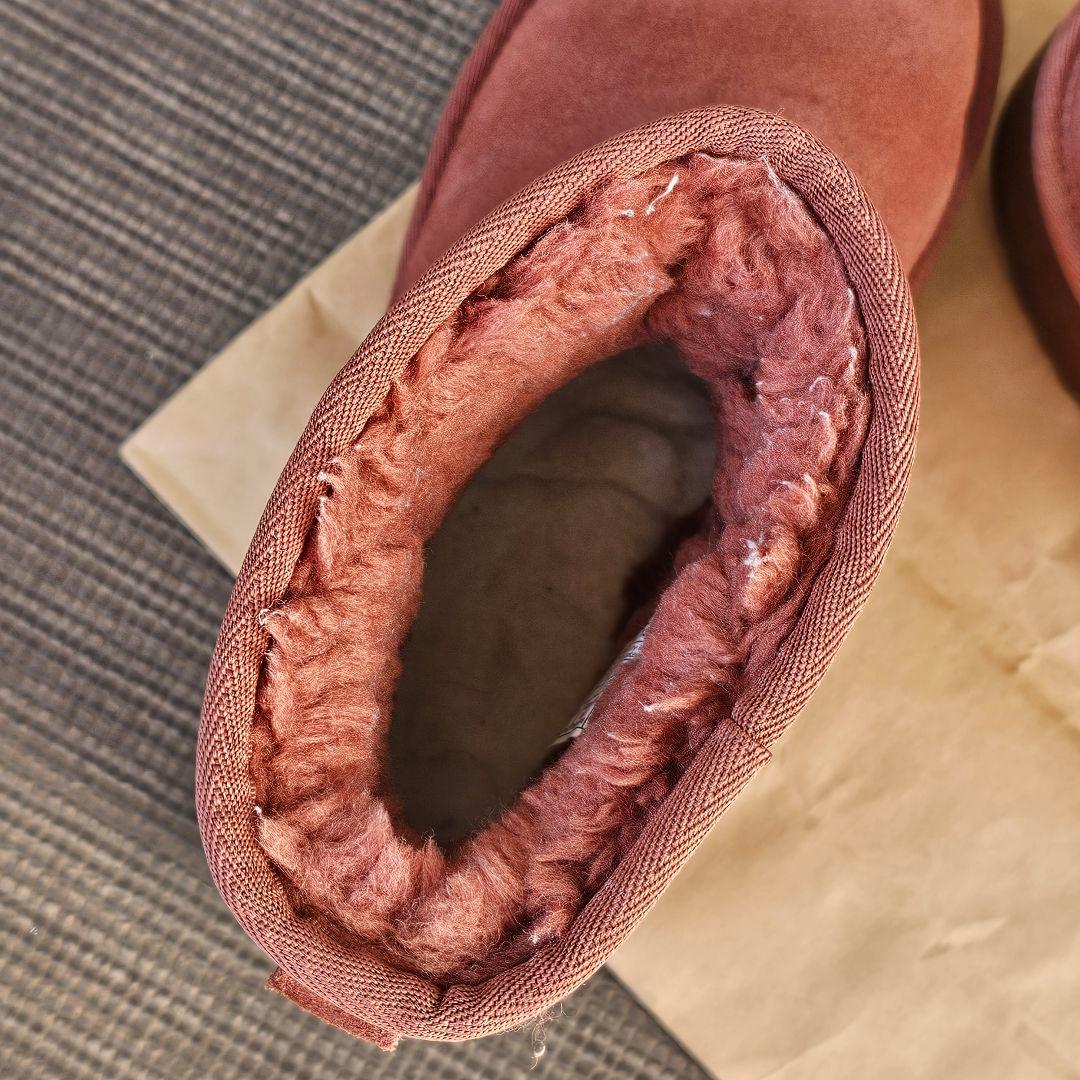 UGG レッド ショートブーツ サイズ6