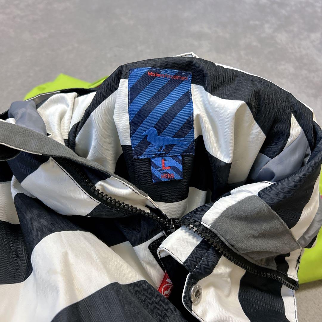 モダンアミューズメントメンズスキースノーボードウェアセットアップ男性用サイズL