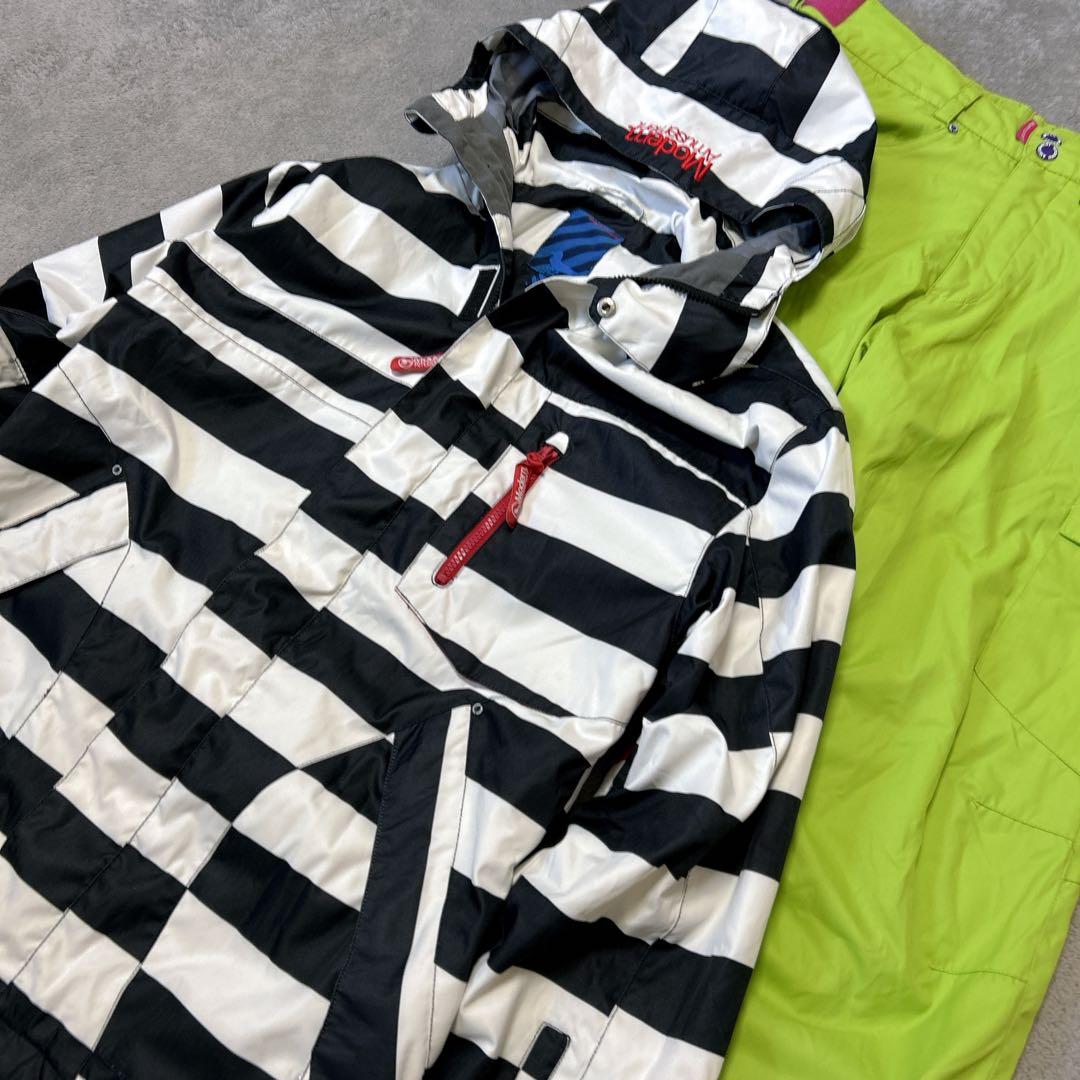 モダンアミューズメントメンズスキースノーボードウェアセットアップ男性用サイズL