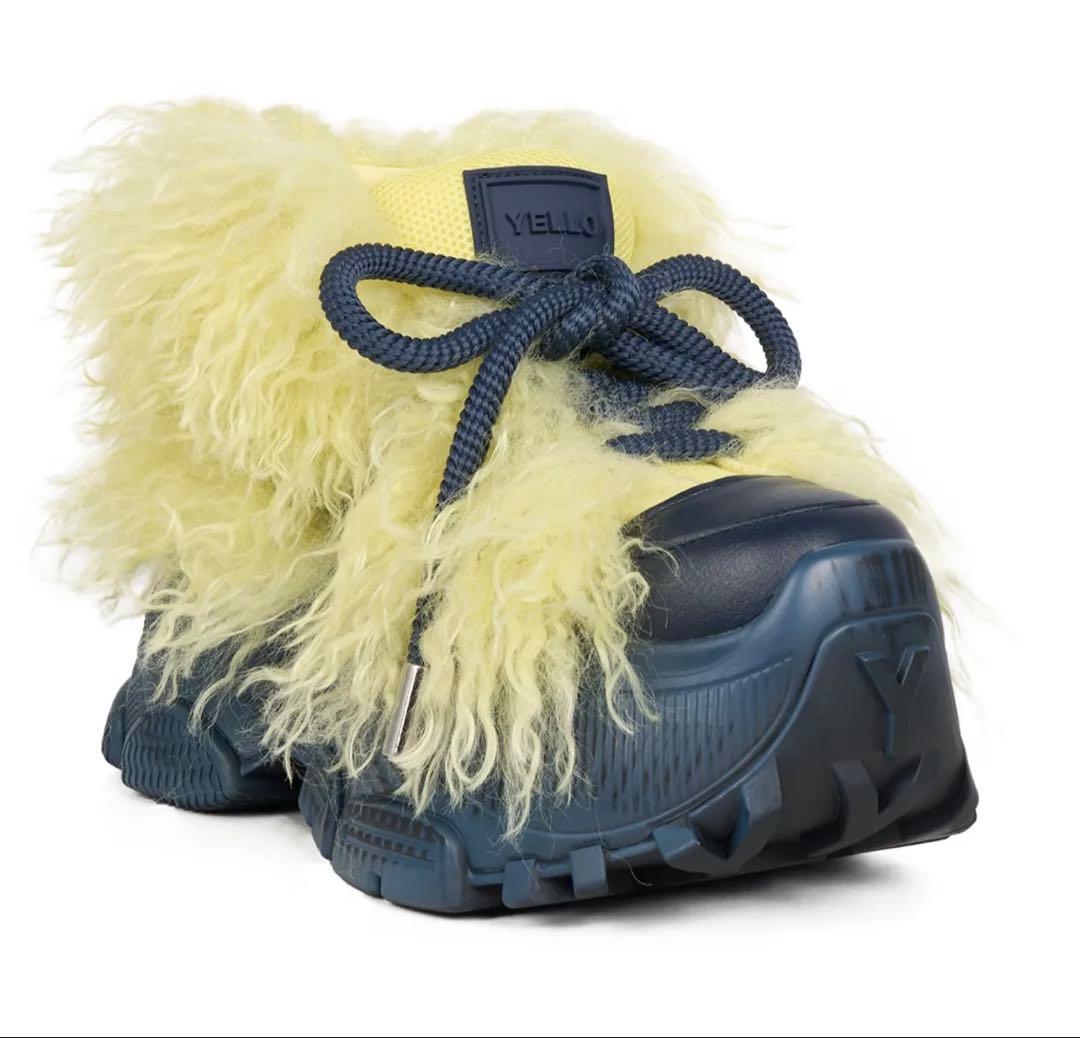 YELLO PLATFORM SHORT ショートブーツ　シューズ　ファー
