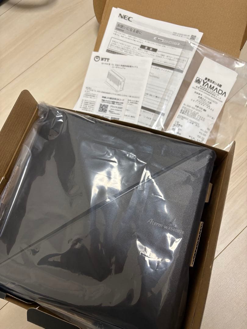 NEC Aterm WX5400T6 Wi-Fi 6E ルーター